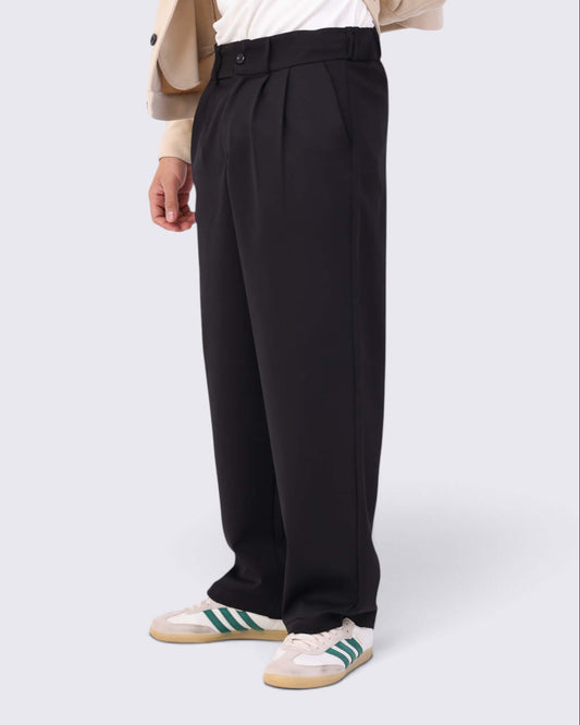 Black old money pants 2