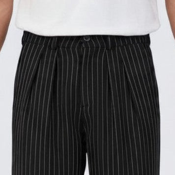 Black stripped old money pants 2