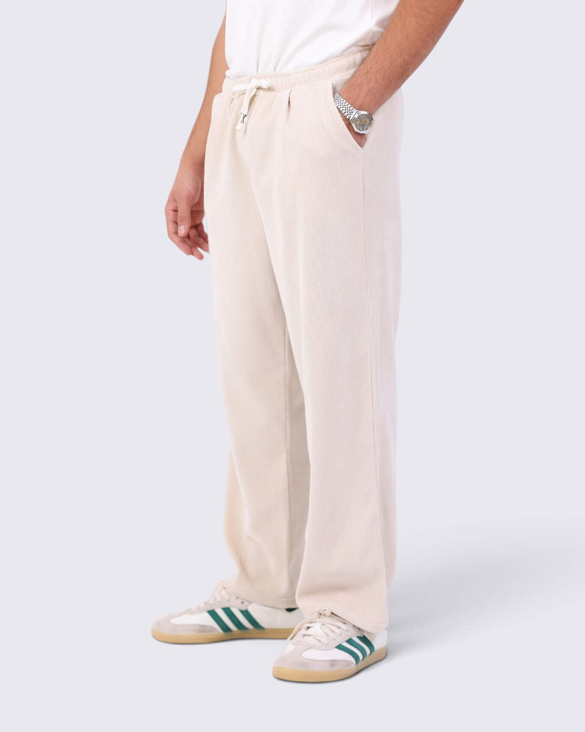 Ripped Sweatpants Beige