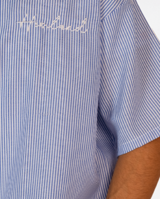 himland box fit Shirt – Blue