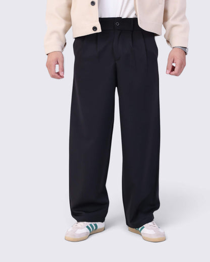 Black old money pants 1