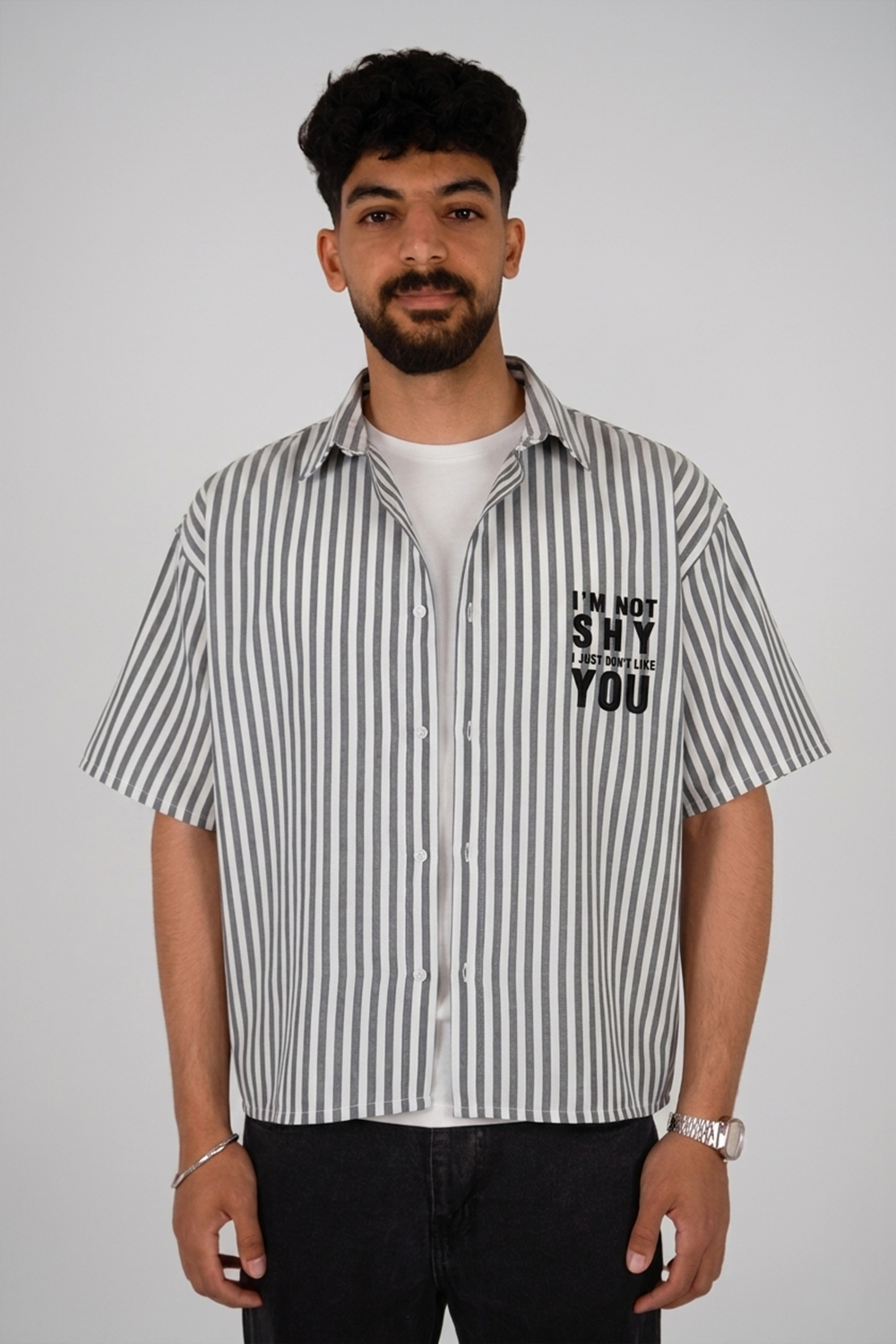I'm Not Shy-Box Fit-Shirt
