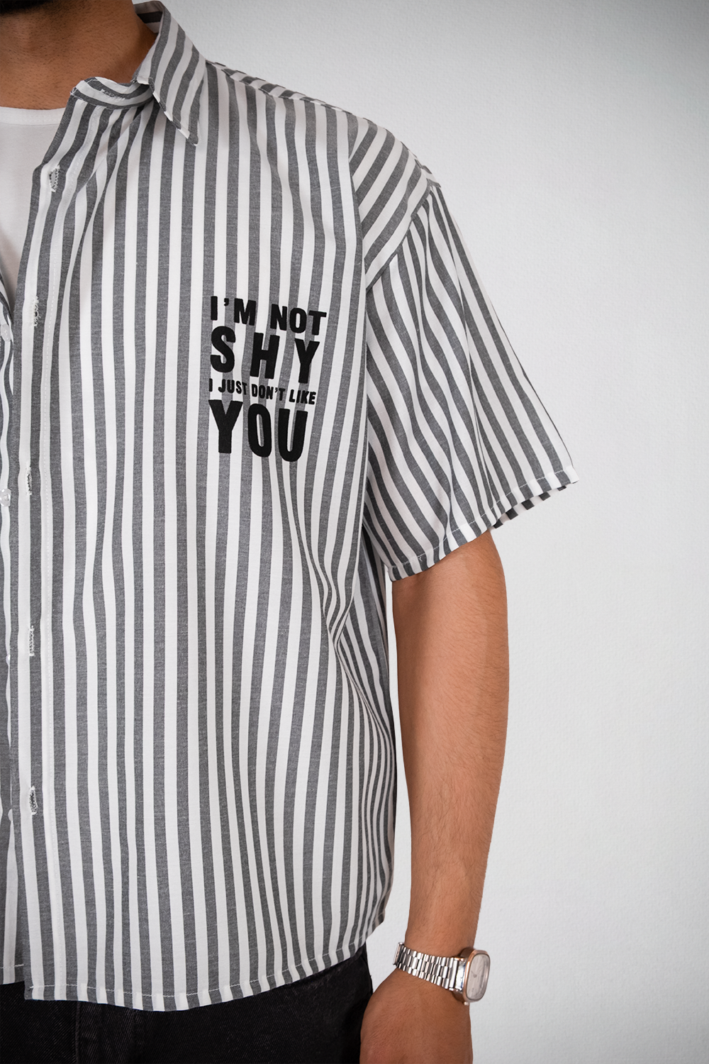 I'm Not Shy-Box Fit-Shirt