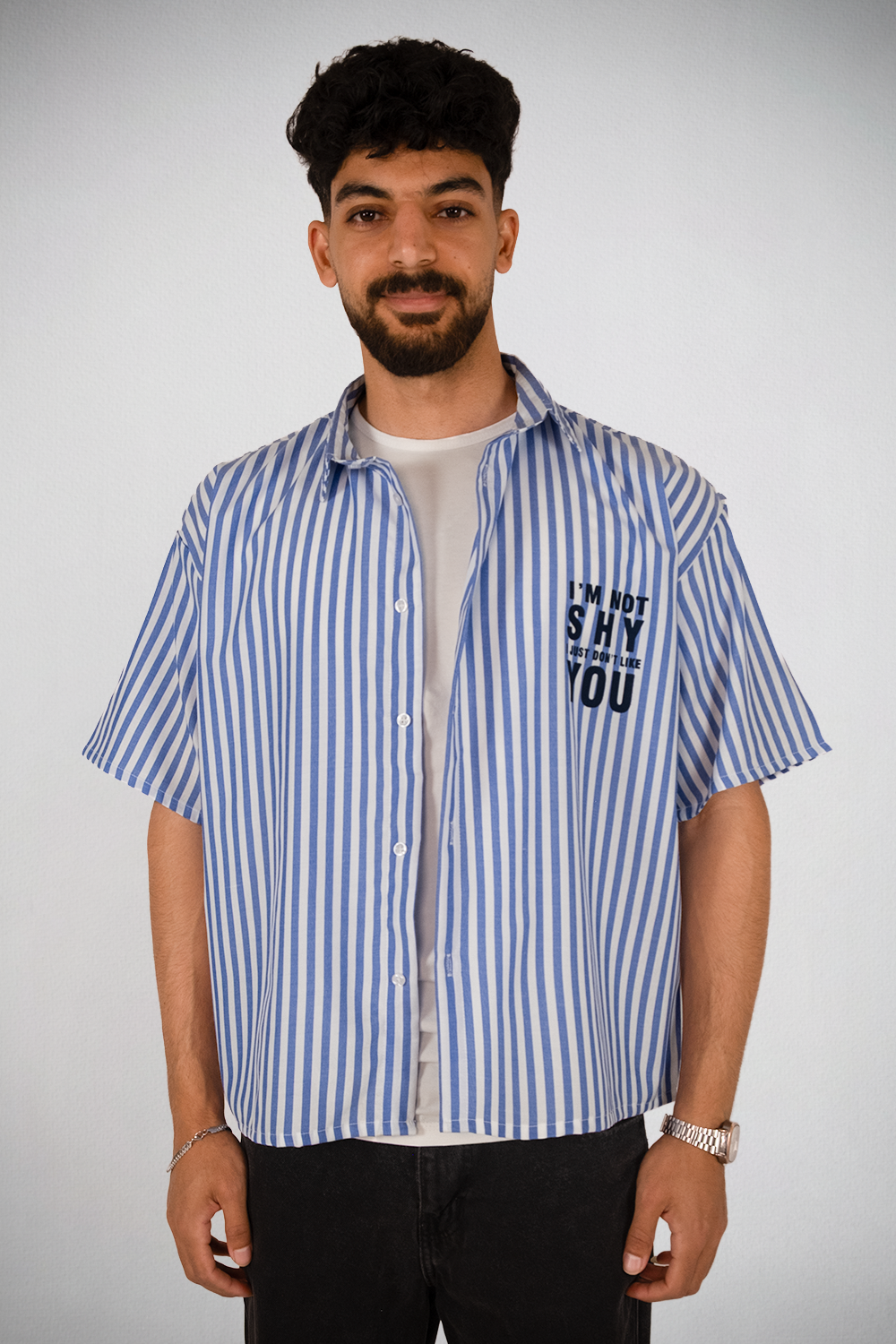 I'm Not Shy-Box Fit-Shirt