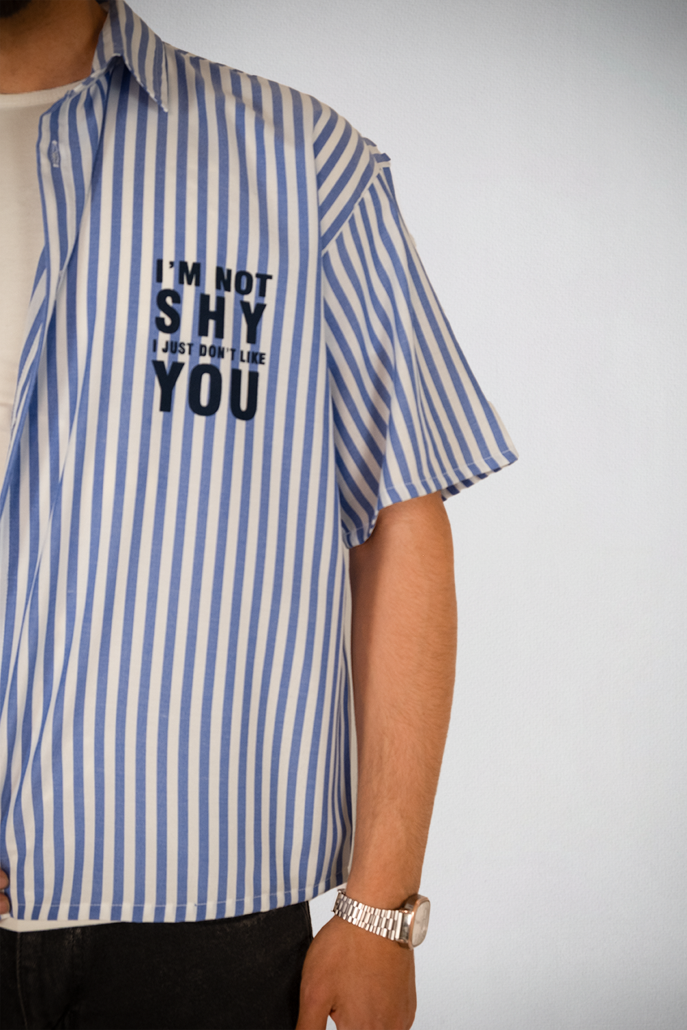 I'm Not Shy-Box Fit-Shirt