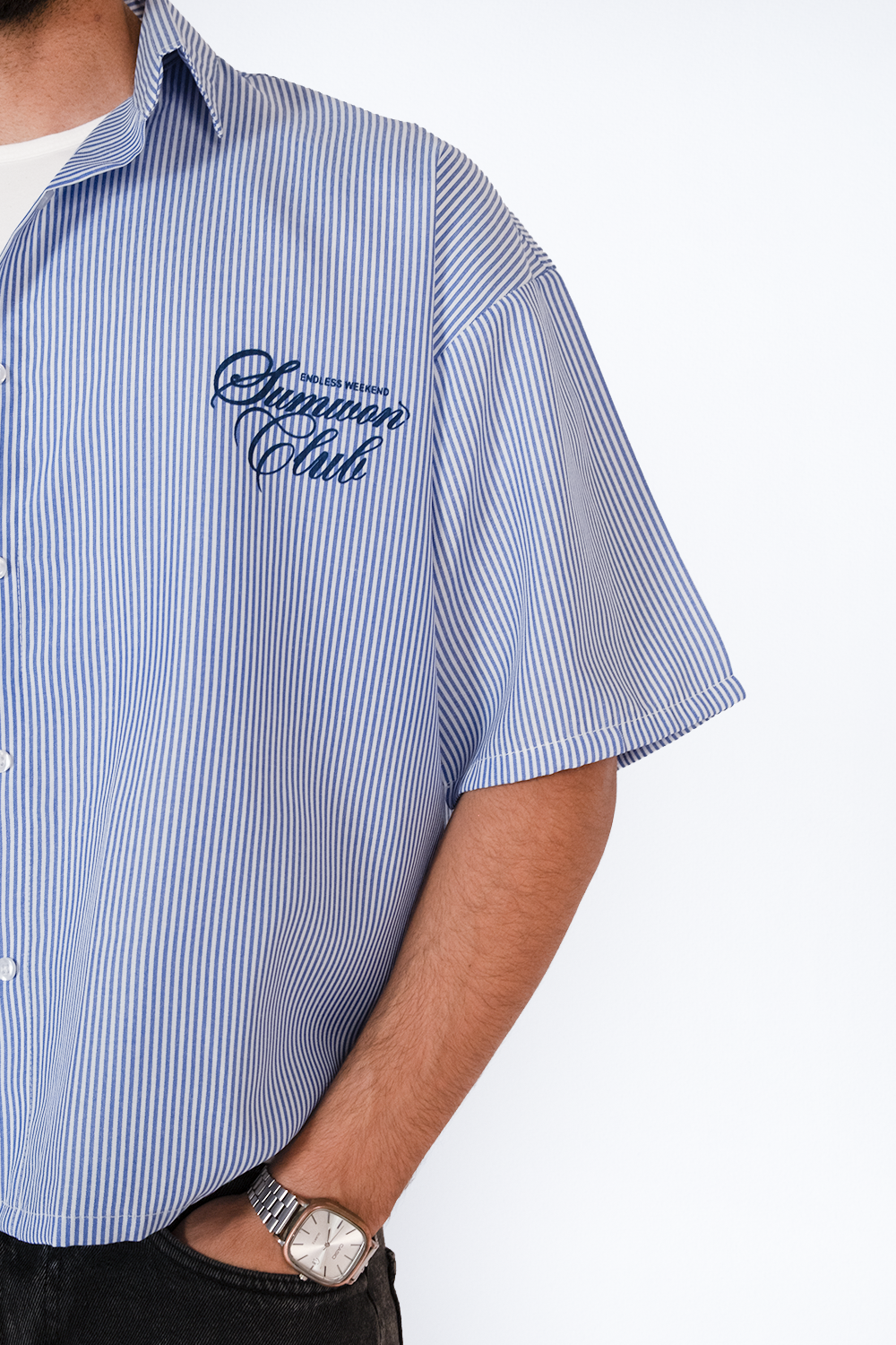 Endless Weekend Stripe Shirt – Blue