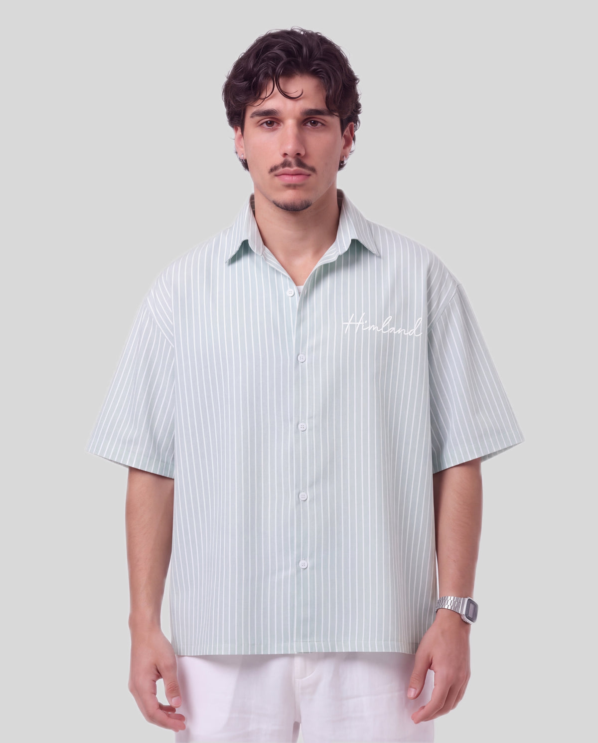 Himland Oversized Striped Shirt