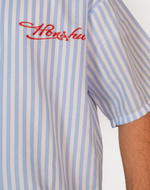 Honshu box fit Shirt – Sky Blue