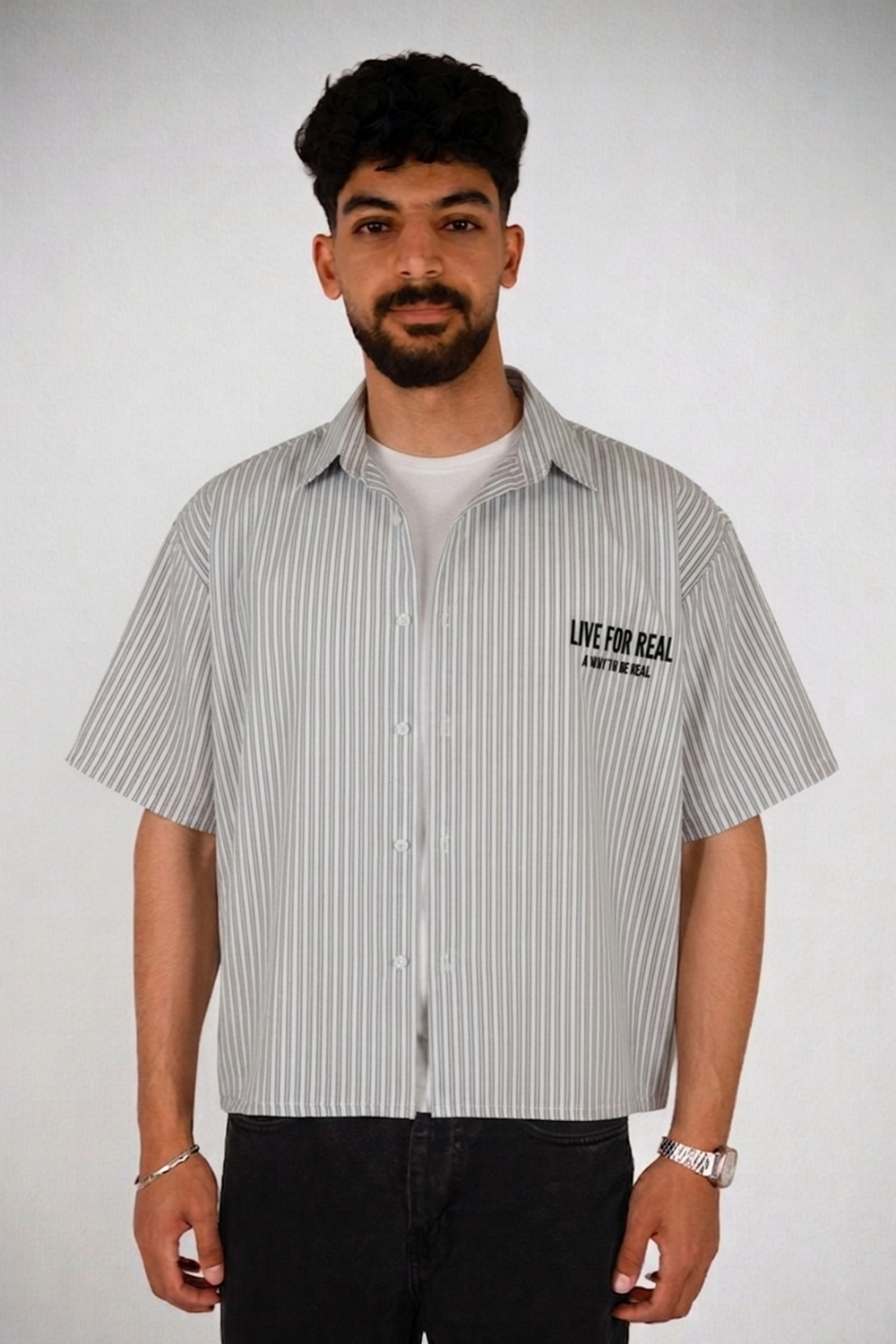 Live For Real-Box Fit-Shirt