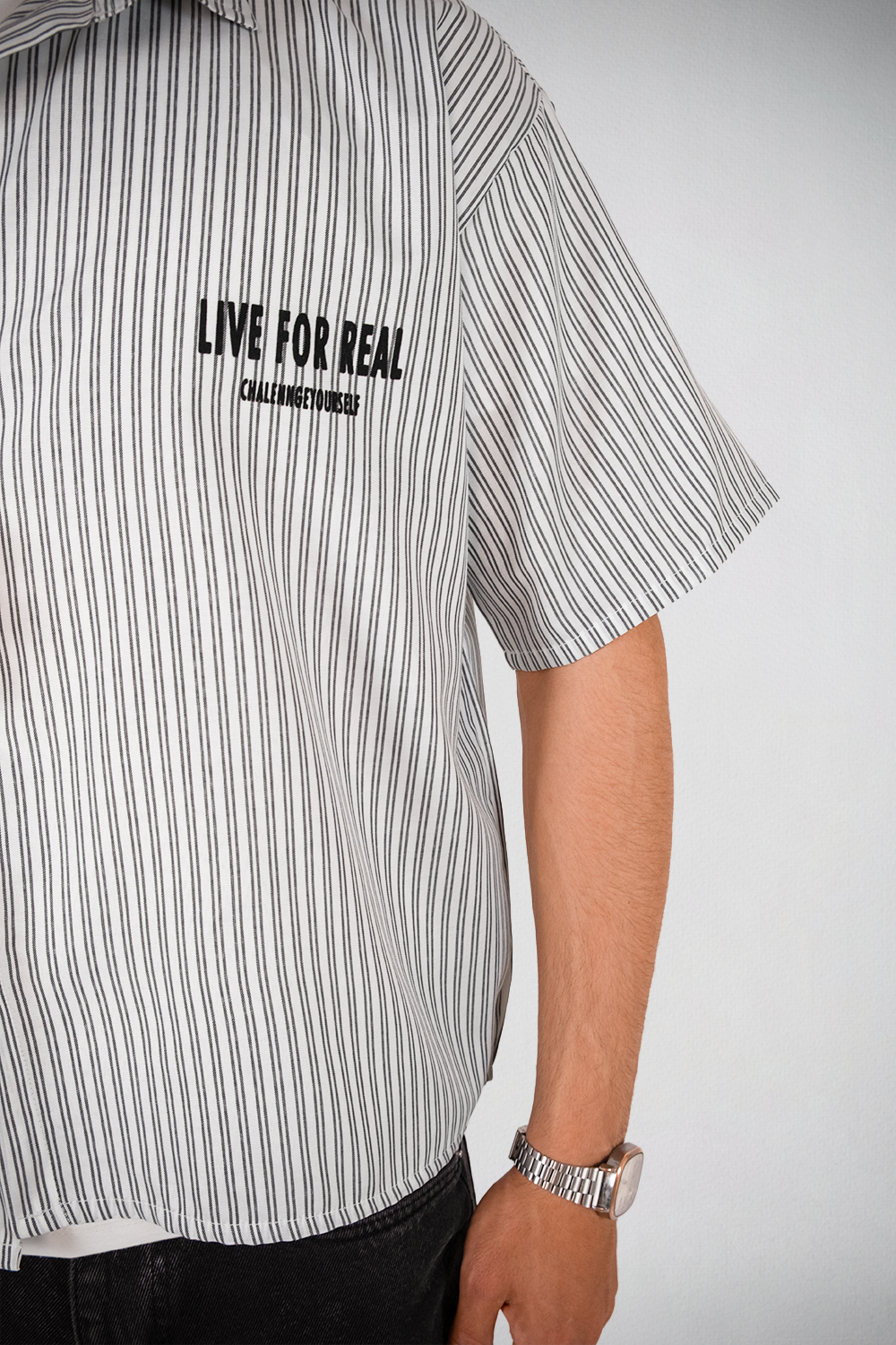 Live For Real-Box Fit-Shirt
