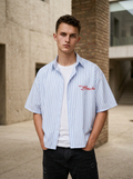 Honshu box fit Shirt – Sky Blue
