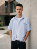 Wrong Sense box fit shirt – Blue